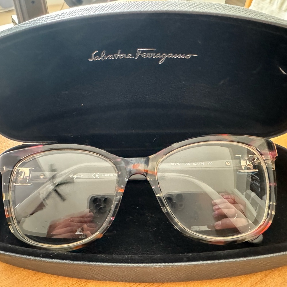 Salvatore Ferragamo Tortoiseshell Frame Glasses